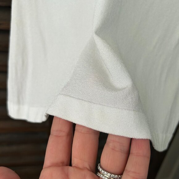 D&G Vintage Dolce and Gabbana Halter Top, White Size 42 - Picture 5 of 7